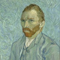Stand-in portrait (Van Gogh self-portrait, public domain)